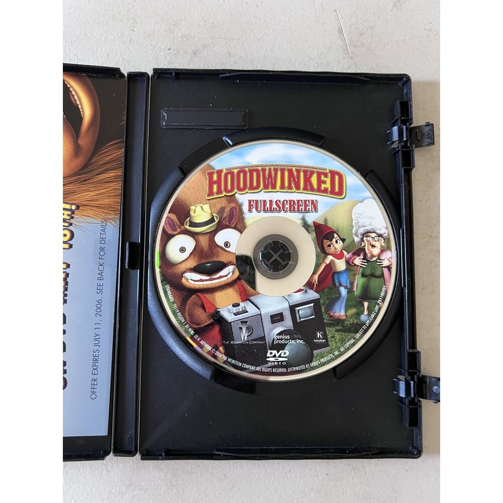 Hoodwinked! DVD 2005 Full-Screen Anne Hathaway Glenn Close Animated Special - Picture 3 of 3